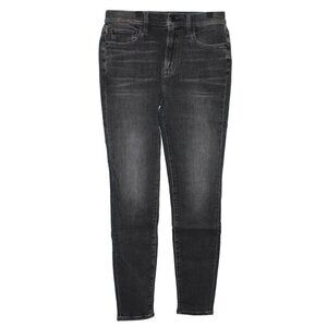 Edwin Candice 1947 High Rise Women's Skinny Washed Black Denim Jeans Size 30